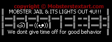 Mobster Stamp - Its lights out for you!